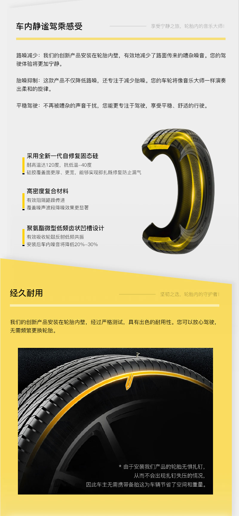 汽车轮胎防爆垫详情页